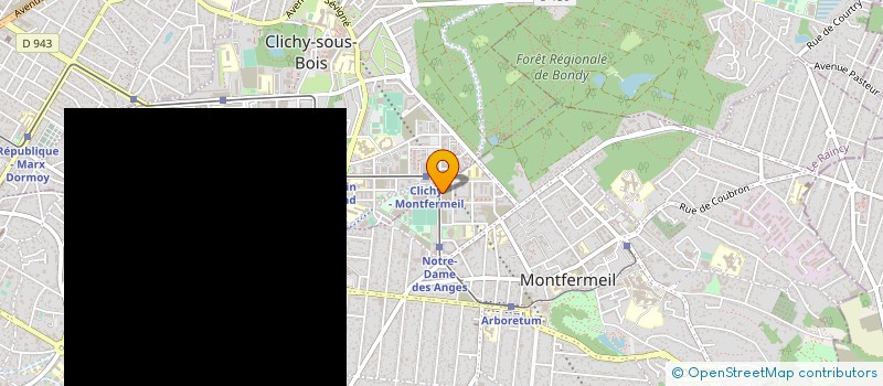 localisation de l'entreprise KISMET à MONTFERMEIL