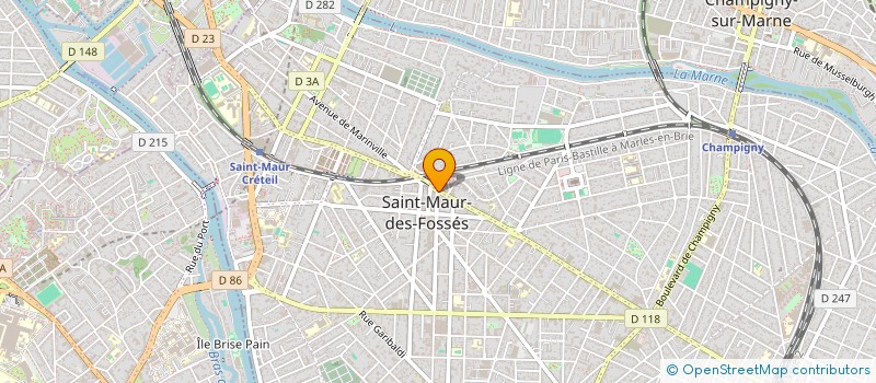 localisation de l'entreprise KISMET à SAINT-MAUR-DES-FOSSES