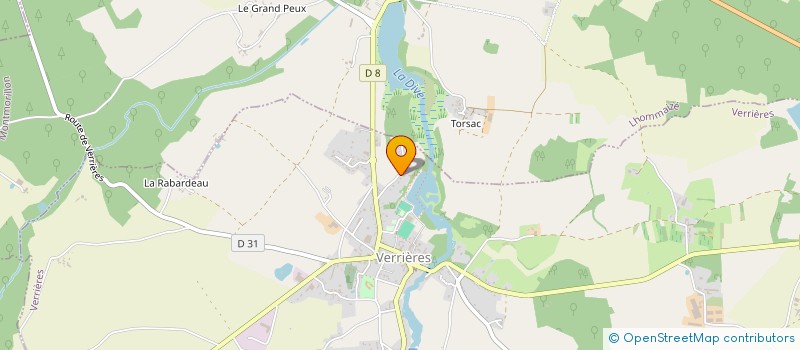 localisation de l'entreprise KISPORTS  VERRIERES