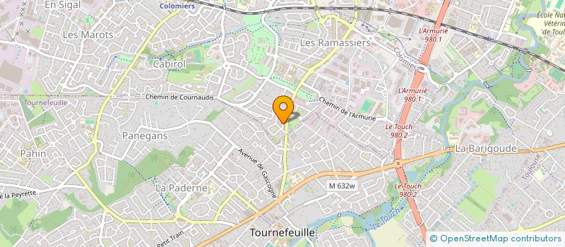 localisation de l'entreprise KISS à COLOMIERS