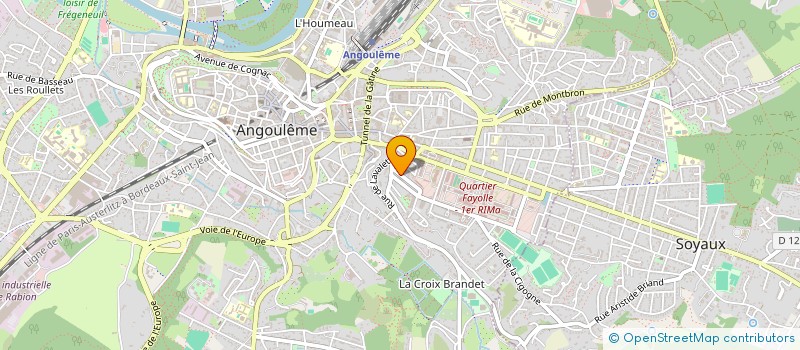 localisation de l'entreprise KISS à ANGOULEME