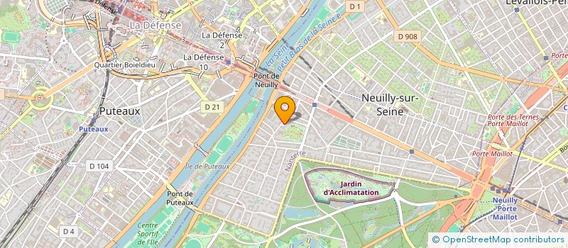 localisation de l'entreprise KISS & CO à NEUILLY-SUR-SEINE