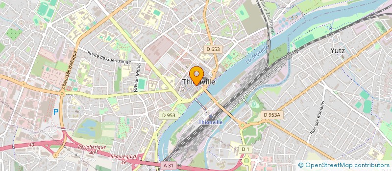 localisation de l'entreprise KISS CUT  THIONVILLE