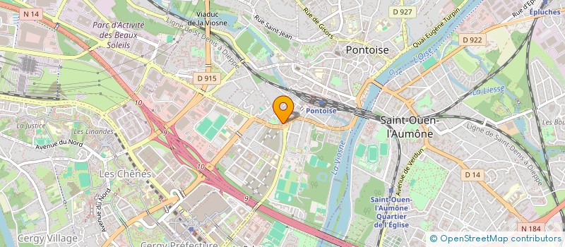 localisation de l'entreprise KISS ME  PONTOISE