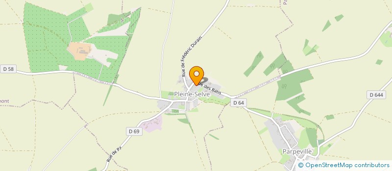 localisation de l'entreprise KISS MUSIC PROD  PLEINE-SELVE