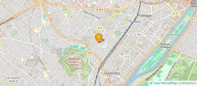 localisation de l'entreprise KISS MY CHEF à SURESNES