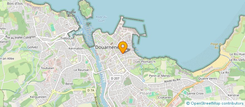 localisation de l'entreprise KISS MY HOUSE  DOUARNENEZ