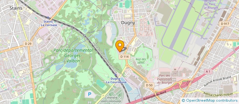 localisation de l'entreprise KISS - V- TRANSPORT  DUGNY