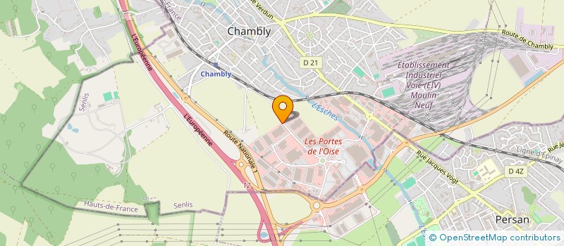localisation de l'entreprise KISSI DESTOCKAGE à CHAMBLY