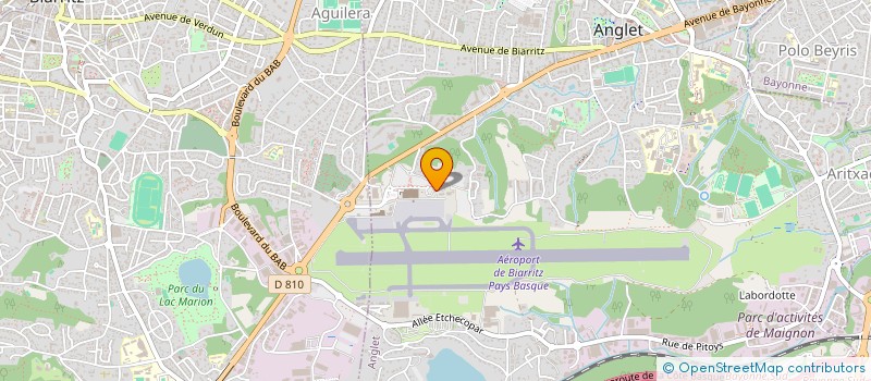 localisation de l'entreprise KISSLANDING à ANGLET