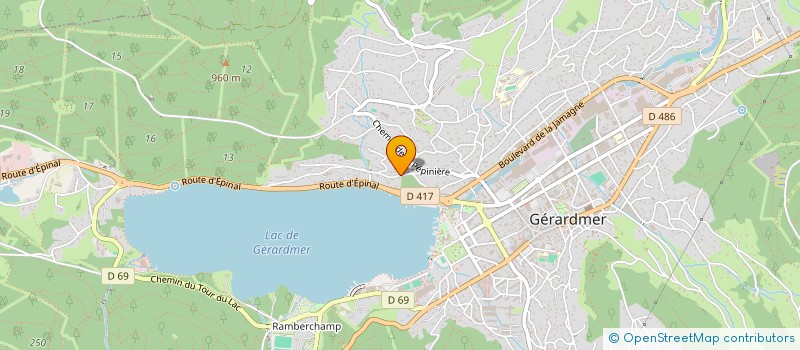 localisation de l'entreprise KISSNET à GERARDMER