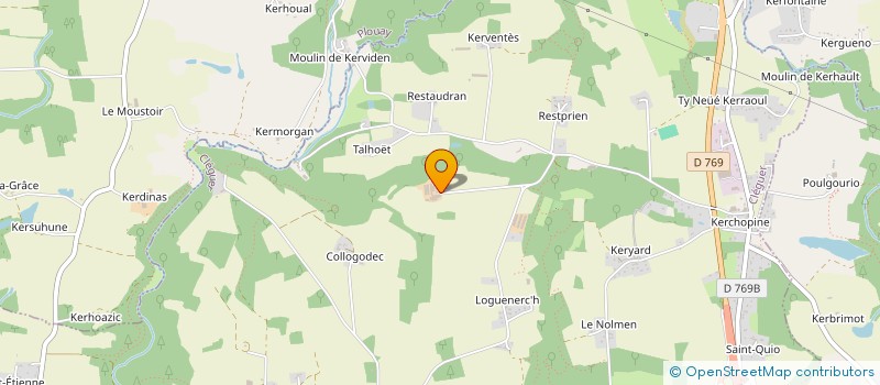 localisation de l'entreprise KISTINENN  CLEGUER