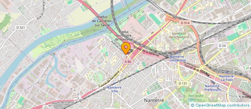 localisation de l'entreprise KIT AUTO 92 à NANTERRE