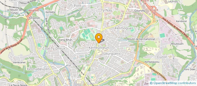 localisation de l'entreprise KIT CUISINES à QUIMPER