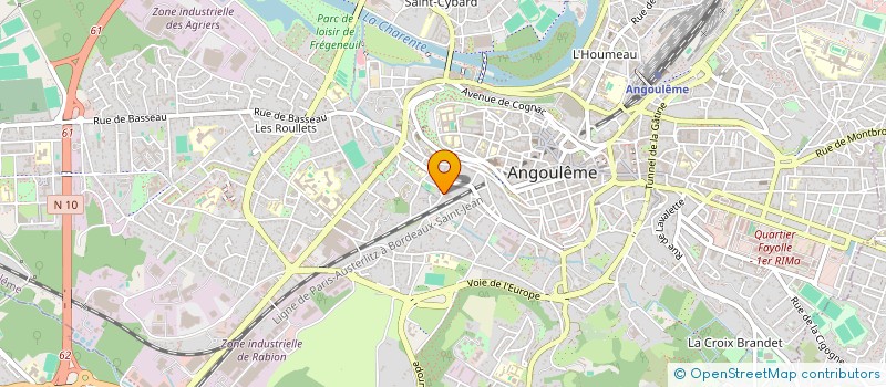localisation de l'entreprise KIT DUROUSSEAU DEPANN'ELEC à ANGOULEME