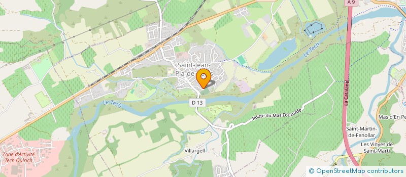 localisation de l'entreprise KIT ENERGIE à SAINT-JEAN-PLA-DE-CORTS