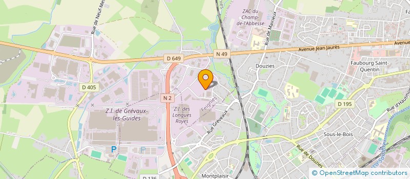 localisation de l'entreprise KIT JARDIN LES SERRES DE CECILE  FEIGNIES