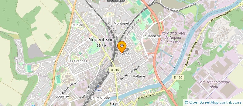 localisation de l'entreprise KIT SERVICES 60 SARL à NOGENT SUR OISE