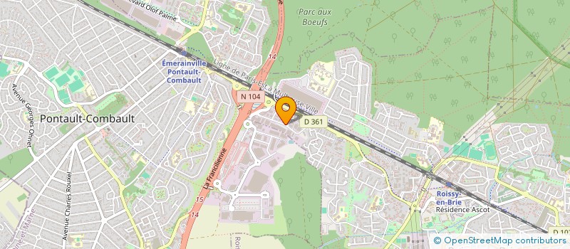 localisation de l'entreprise KIT TRANSPORTS  ROISSY-EN-BRIE