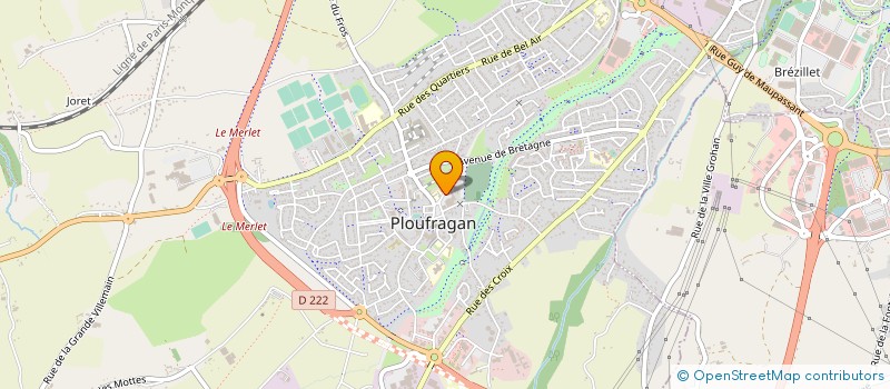 localisation de l'entreprise KIT WOOD à PLOUFRAGAN