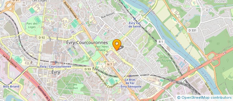 localisation de l'entreprise KITA BLOMBA à EVRY-COURCOURONNES