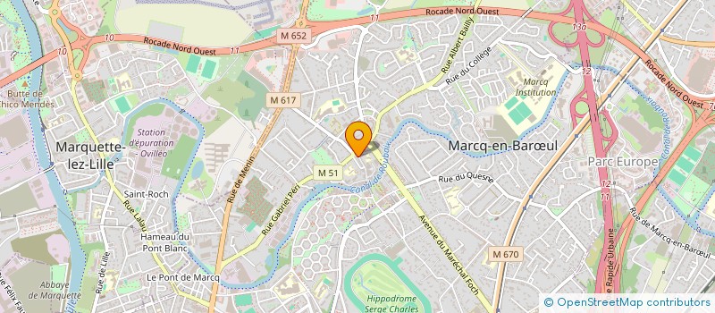 localisation de l'entreprise KITAJO à MARCQ-EN-BARŒUL