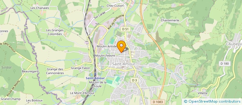 localisation de l'entreprise KITALIS à SAINT-AMOUR