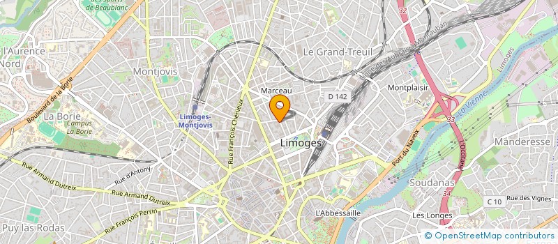 localisation de l'entreprise KITANA FAIRY à LIMOGES
