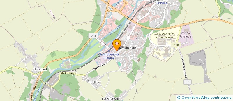 localisation de l'entreprise KITCAR  PROVINS