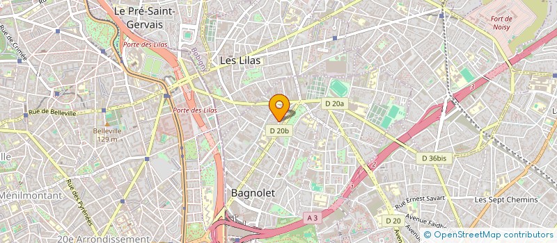 localisation de l'entreprise KITCH'N BOX à BAGNOLET