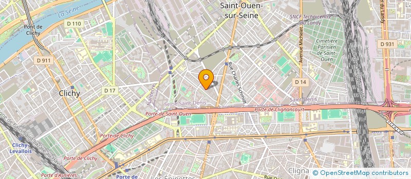 localisation de l'entreprise KITCH'N LAB  SAINT-OUEN-SUR-SEINE