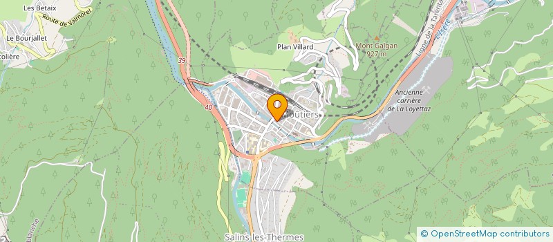 localisation de l'entreprise KITCHEN 3 PYRAMIDES à MOUTIERS