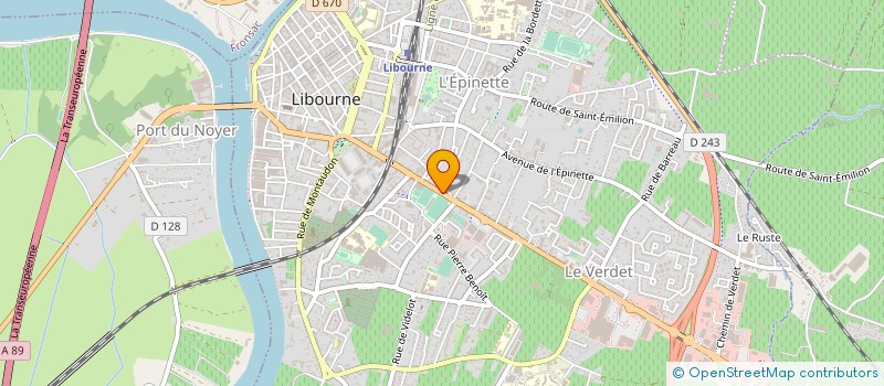 localisation de l'entreprise KITCHEN à LIBOURNE