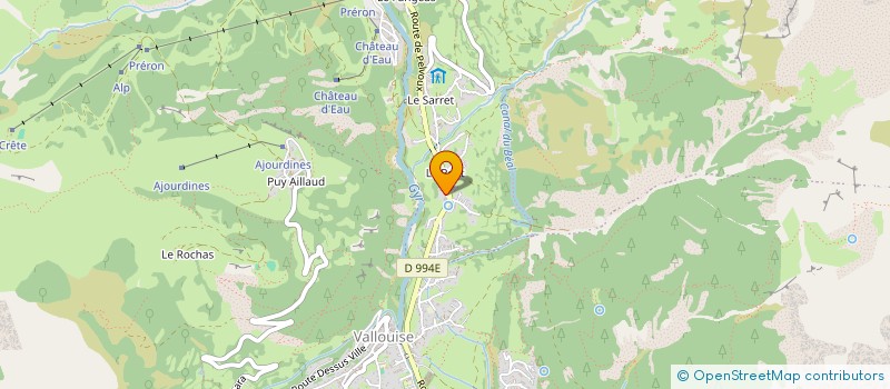 localisation de l'entreprise KITCHEN FILMMAKERS  VALLOUISE-PELVOUX