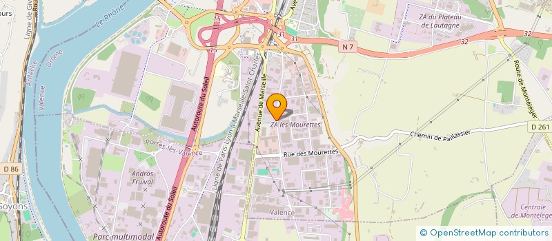 localisation de l'entreprise KITCHEN NETWORK à VALENCE