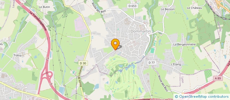 localisation de l'entreprise KITCHEN PACK  DOMMARTIN