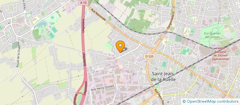 localisation de l'entreprise KITCHUB à SAINT-JEAN-DE-LA-RUELLE