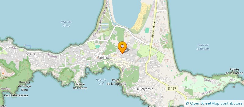 localisation de l'entreprise KITE9 à HYERES