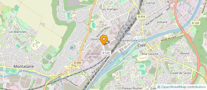 localisation de l'entreprise KITELEC 60 à CREIL