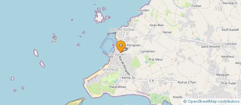 localisation de l'entreprise KITESURF 29 ASSOCIATION  PLOUESCAT