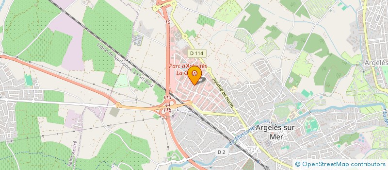 localisation de l'entreprise KITI IMMO  ARGELES-SUR-MER