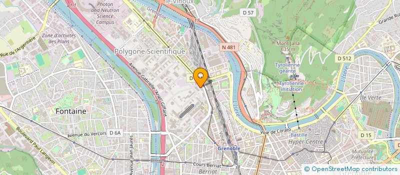 localisation de l'entreprise KITIWAKE  GRENOBLE