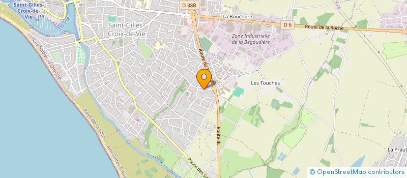 localisation de l'entreprise KITOLO à SAINT-GILLES-CROIX-DE-VIE