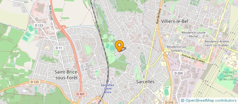 localisation de l'entreprise KITRO  SARCELLES
