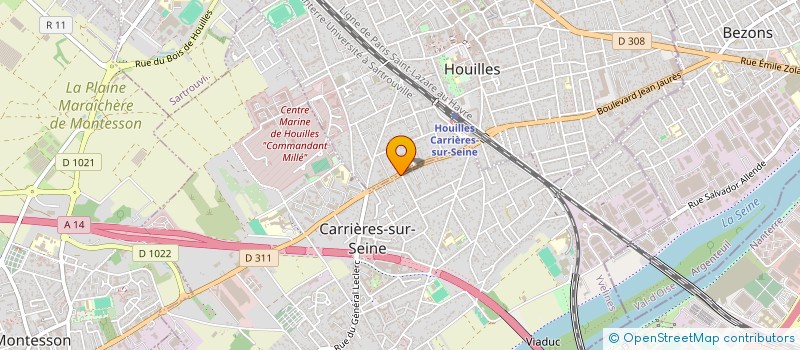 localisation de l'entreprise KITRYS  CARRIERES-SUR-SEINE
