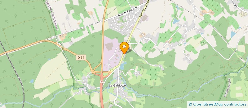 localisation de l'entreprise KITS CHALETS LOISIRS à FOUGEROLLES-SAINT-VALBERT
