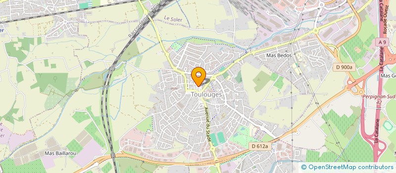 localisation de l'entreprise KITSUDEN  TOULOUGES