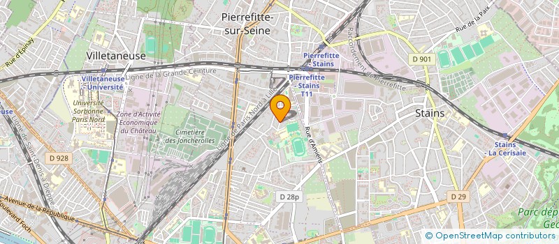 localisation de l'entreprise KITT à PIERREFITTE-SUR-SEINE