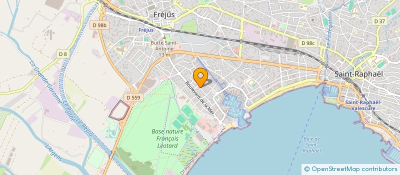 localisation de l'entreprise KITTAVINY à FREJUS