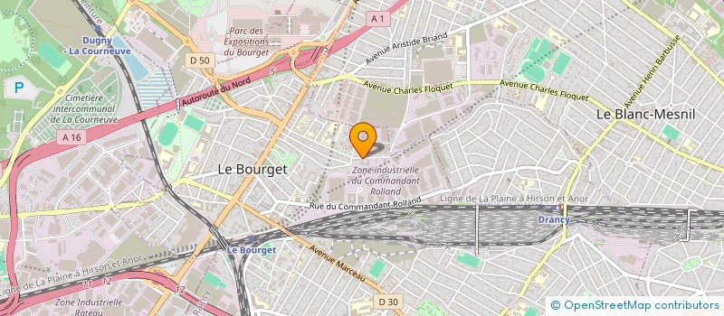 localisation de l'entreprise KITTY JOE à LE BOURGET